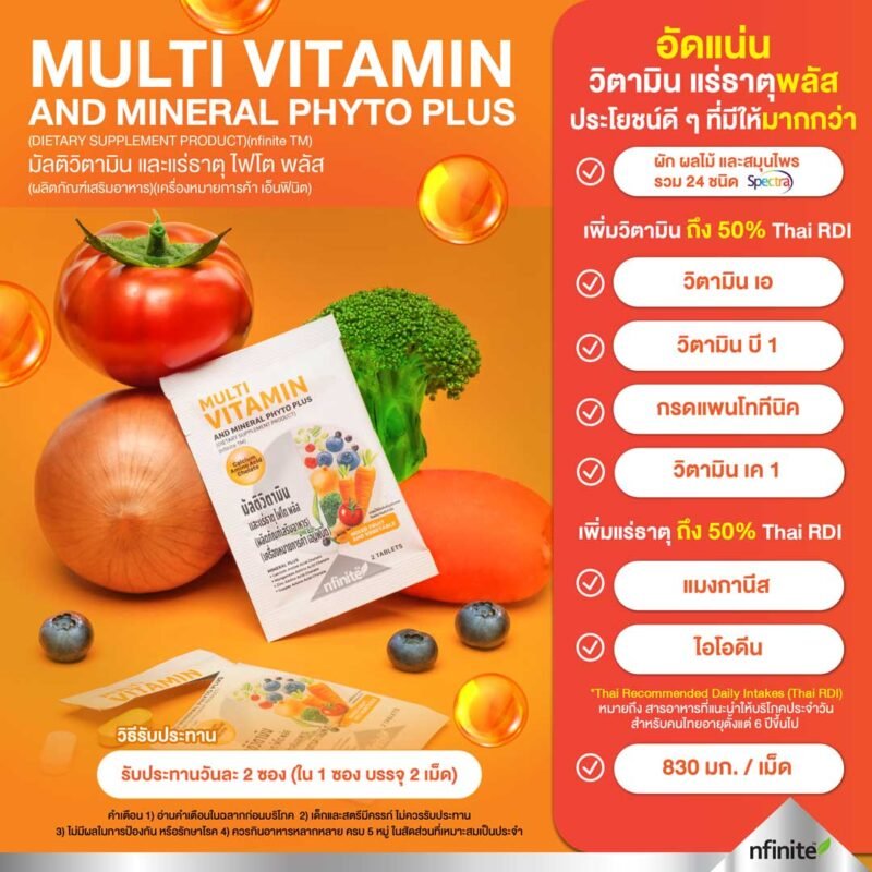 MULTI VITAMIN AND MINERAL มัลติวิตามิน และแร่ธาตุ Legacy - Image 2