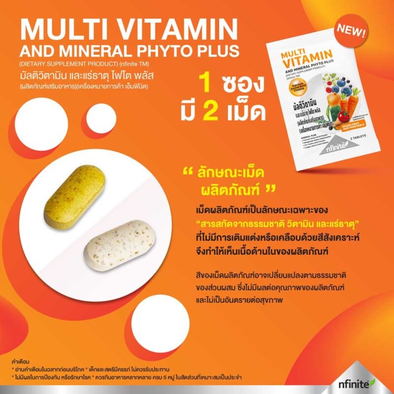 MULTI VITAMIN AND MINERAL มัลติวิตามิน และแร่ธาตุ Legacy - Image 3